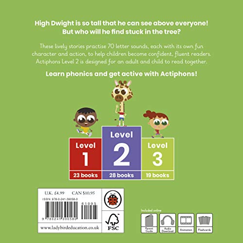 Actiphons Level 2 Book 16 High Dwight: Learn phonics and get active with Actiphons!
