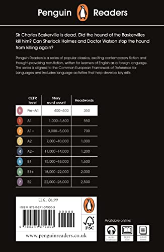 Penguin Readers Starter Level: The Hound of the Baskervilles (ELT Graded Reader) - Retail Maharaj