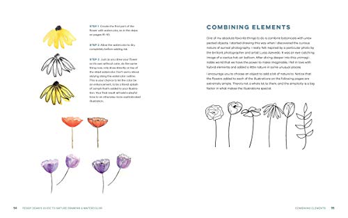 Peggy Dean's Guide to Nature Drawing and Watercolor: Learn to Sketch, Ink, and Paint Flowers, Plants, Trees, and Animals