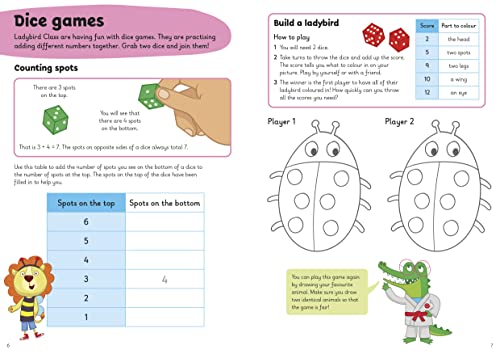 Mental Maths: A Learn with Ladybird Activity Book 5-7 years: Ideal for home learning (KS1)