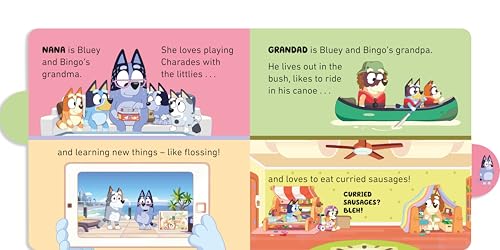 Bluey: Meet Bluey's Family: Tabbed Board Book
