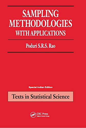 Sampling Methodologies with Applications [Paperback] RAO - Retail Maharaj
