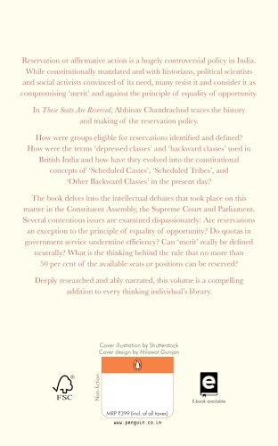 These Seats Are Reserved: Caste, Quotas and the Constitution of India - Retail Maharaj