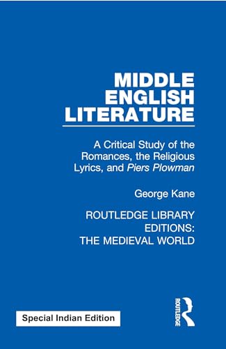 Middle English Literature:A Critical Study of the Romances, the Religious Lyrics, and Piers Plowman - Retail Maharaj