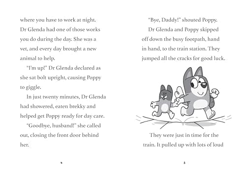 Bluey: Trains: An Illustrated Chapter Book