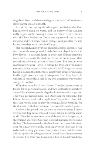 The Great Gatsby