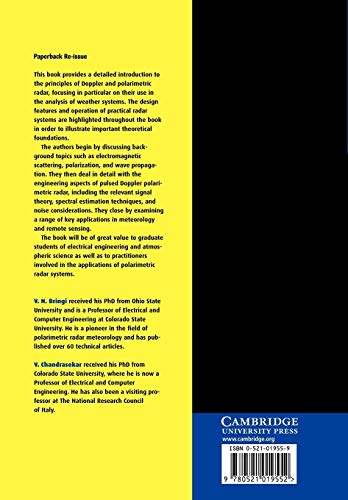 Polarimetric Doppler Weather Radar: Principles And Applications