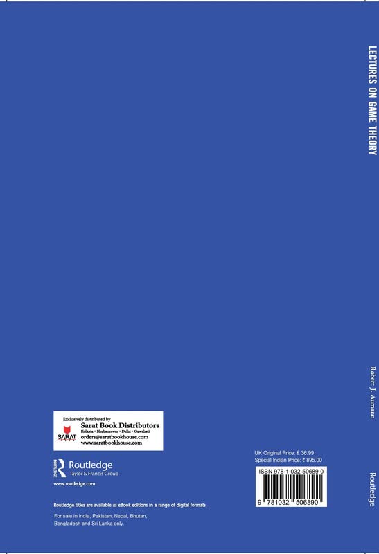 Lectures On Game Theory - Retail Maharaj