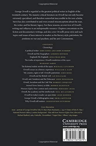 The Cambridge Companion to George Orwell (Cambridge Companions to Literature)
