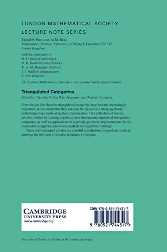 Triangulated Categories: 375 (London Mathematical Society Lecture Note Series)