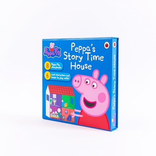 Peppa’s Storytime House (Set of 8): Mini Board Books & 6 Play Characters | Peppa Pig Interactive Storytelling Gift for Toddlers & Kids