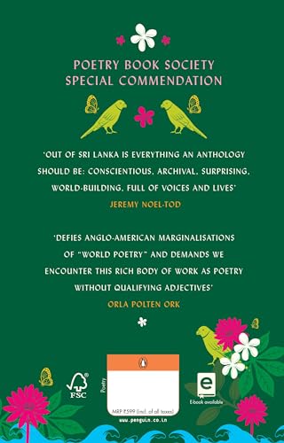 Out of Sri Lanka: Tamil, Sinhala and English Poetry from Sri Lanka and its Diasporas - Retail Maharaj