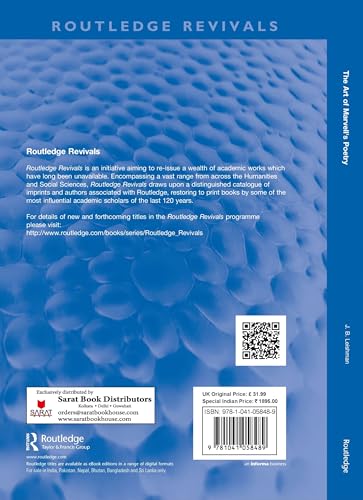 The Art of Marvell's Poetry - Retail Maharaj