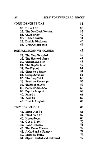 Self-working Card Tricks: 72 Foolproof Card Miracles for the Amateur Magician (Dover Magic Books)