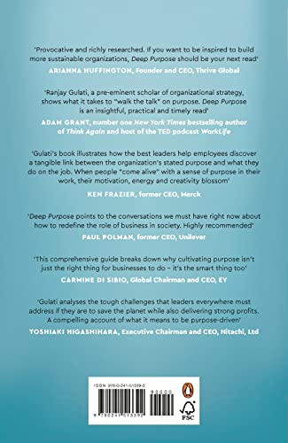 Deep Purpose: The Heart and Soul of High-Performance Companies