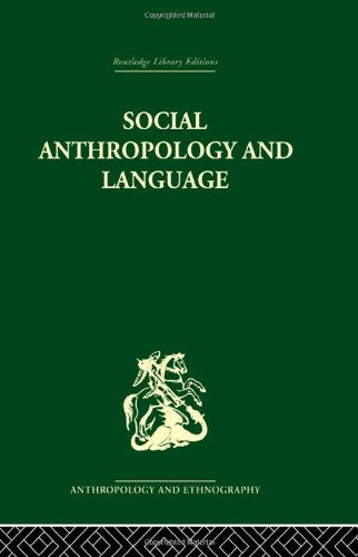 Social Anthropology and Language (Anthropology and Ethnography) - Retail Maharaj