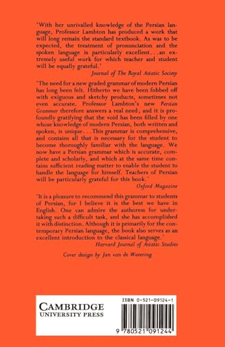 Persian Grammar: Including Key