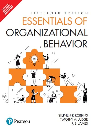Pearson Essentials of Organizational Behavior, 15e