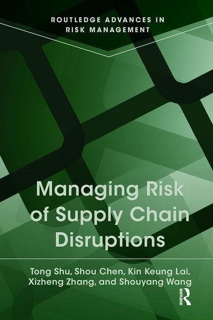 Managing Risk of Supply Chain Disruptions (Routledge Advances in Risk Management) - Retail Maharaj