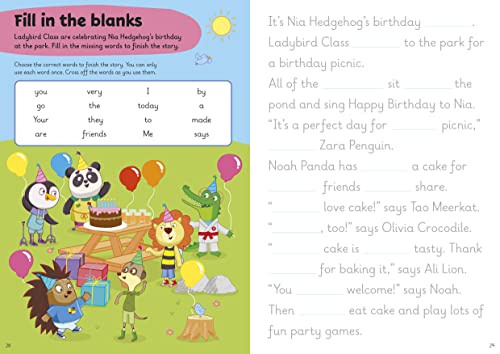 Handwriting Practice: A Learn with Ladybird Activity Book 5-7 years: Ideal for home learning (KS1)