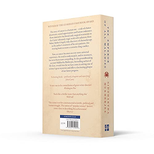 The Emperor of All Maladies : A Biography of Cancer (Winner of the Pulitzer Prize for Non-fiction 2011) - Retail Maharaj