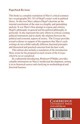 Critique of Hegel's 'Philosophy Of Right' (Cambridge Studies in the History and Theory of Politics)