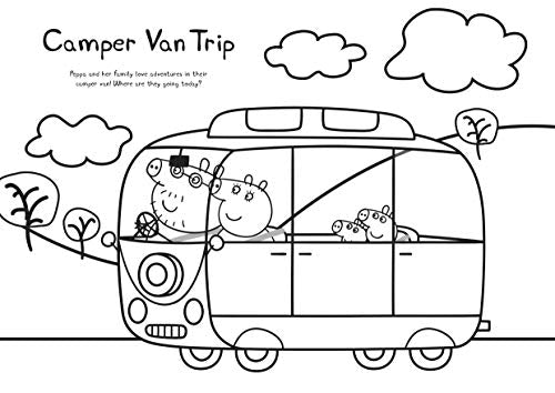 Peppa Pig: Peppa's Bumper Colouring Book: Official Colouring Book