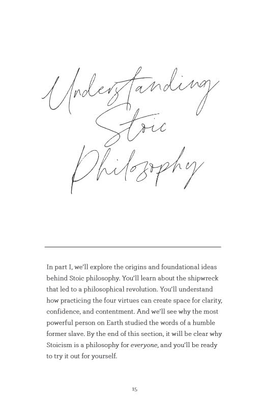 Journal Like a Stoic: A 90-Day Stoicism Program to Live with Greater Acceptance, Less Judgment, and Deeper Intentionality (Includes Teachings of Marcus Aurelius)