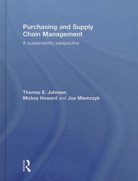 Purchasing and Supply Chain Management: A Sustainability Perspective - Retail Maharaj