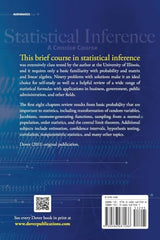 Statistical Inference a Concise Course (Dover Books on Mathematics)