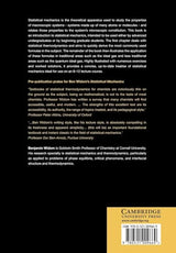Statistical Mechanics: A Concise Introduction for Chemists - Retail Maharaj