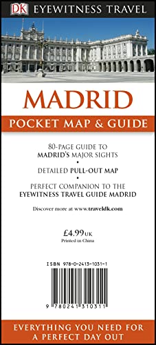 DK Madrid Pocket Map and Guide