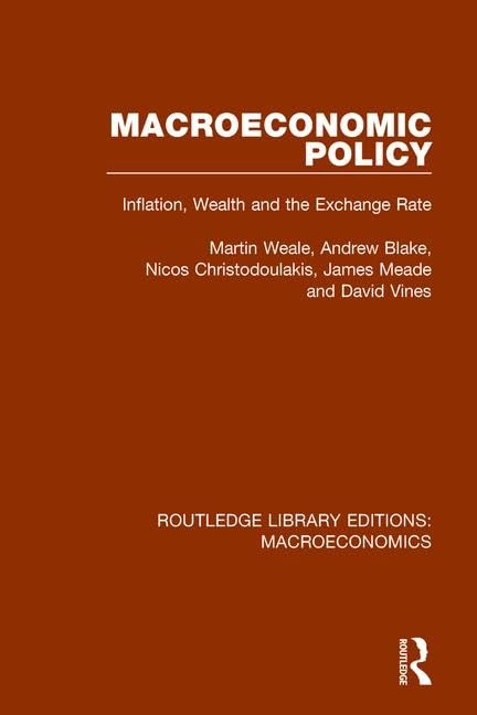 Macroeconomic Policy: Inflation, Wealth and the Exchange Rate: 8 (Routledge Library Editions: Macroeconomics) - Retail Maharaj