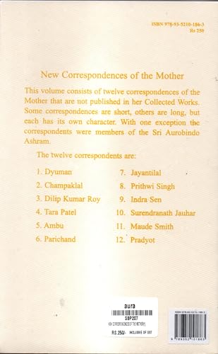 New Correspondences of The Mother - Retail Maharaj