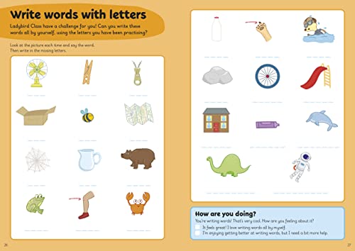 Handwriting Practice: A Learn with Ladybird Activity Book 5-7 years: Ideal for home learning (KS1)