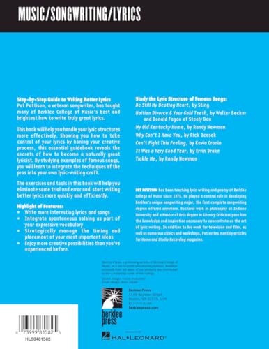 Songwriting: Essential Guide to Lyric Form and Structure