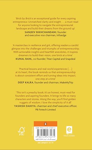 Brick by Brick: From Middle-Class Roots to Entrepreneurial Success – A Roadmap for Startups, Business Growth, Leadership & Innovation | Learn to Build, Scale & Succeed in the Competitive Business World