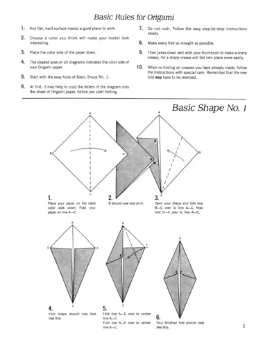 Fun with Origami: 17 Easy-to-Do Projects and 24 Sheets of Origami Paper. (Dover Origami Papercraft)