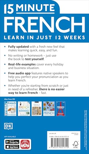 15 Minute French: Learn in Just 12 Weeks - Retail Maharaj