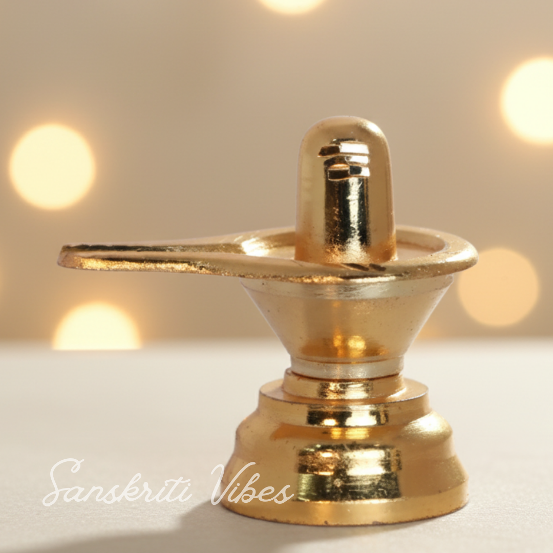 Metal Shivling Statue Aluminium Shiv Ling Idol Murti for Mandir Puja Meditation Spiritual Home Decor Showpiece 6 cm Handcrafted