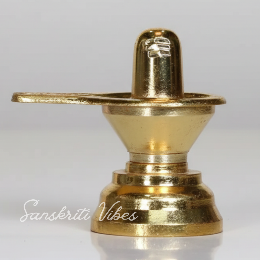 Metal Shivling Statue Aluminium Shiv Ling Idol Murti for Mandir Puja Meditation Spiritual Home Decor Showpiece 6 cm Handcrafted