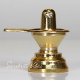 Metal Shivling Statue Aluminium Shiv Ling Idol Murti for Mandir Puja Meditation Spiritual Home Decor Showpiece 6 cm Handcrafted