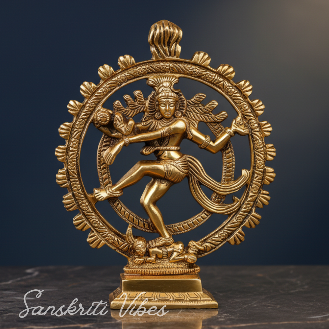 Shiva Idol Metal Statue for Home Decor Mandir Temple Puja Meditation Vastu Positive Energy Showpiece Handcrafted