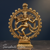 Shiva Idol Metal Statue for Home Decor Mandir Temple Puja Meditation Vastu Positive Energy Showpiece Handcrafted