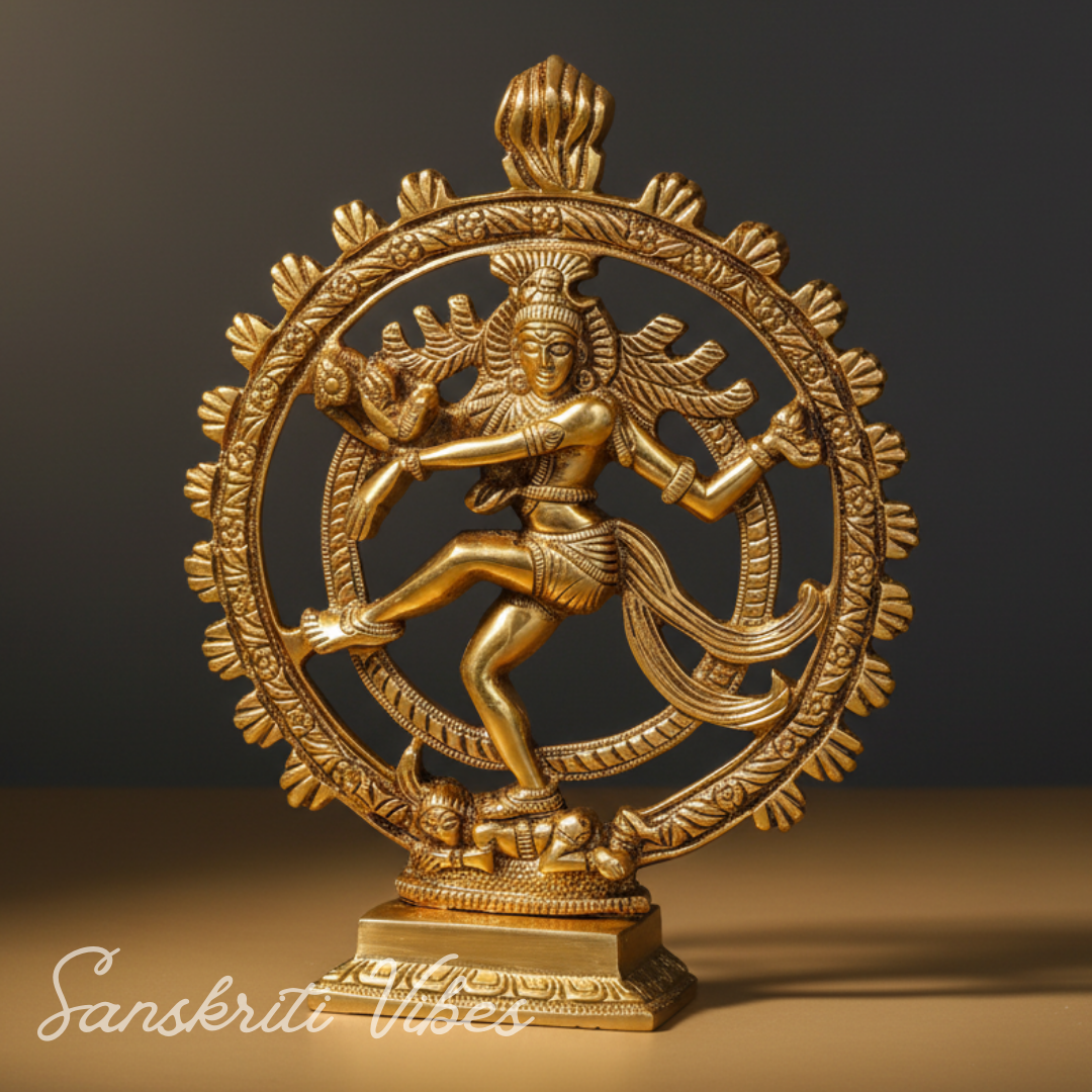Shiva Idol Metal Statue for Home Decor Mandir Temple Puja Meditation Vastu Positive Energy Showpiece Handcrafted