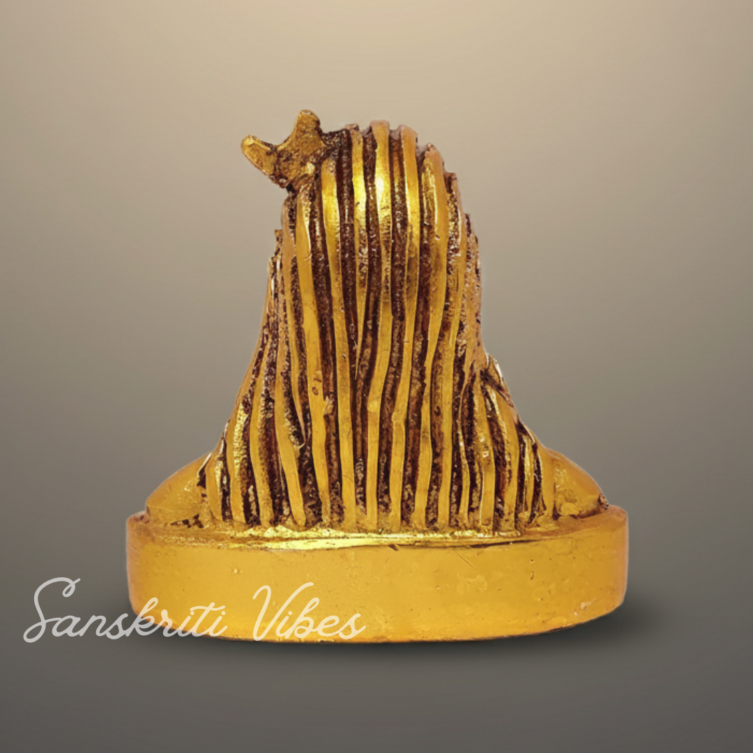 Adiyogi Shiva Metal Statue for Car Dashboard Desk Mandir Meditation Spiritual Home Decor Showpiece Handcrafted