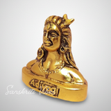 Adiyogi Shiva Metal Statue for Car Dashboard Desk Mandir Meditation Spiritual Home Decor Showpiece Handcrafted