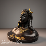Adiyogi Shiva Metal Statue Murti for Car Dashboard Desk Mandir Meditation Puja Vastu Home Decor Showpiece