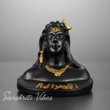 Adiyogi Shiva Metal Statue Murti for Car Dashboard Desk Mandir Meditation Puja Vastu Home Decor Showpiece
