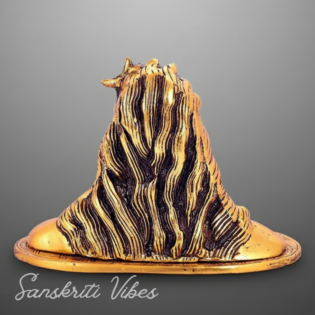 Adiyogi Shiva Metal Statue Murti for Car Dashboard Desk Mandir Puja Meditation Spiritual Home Decor Showpiece